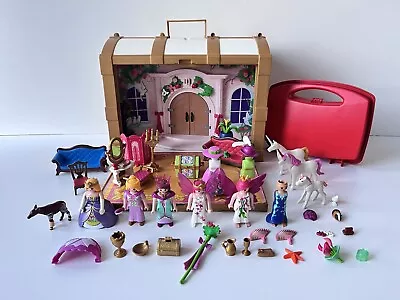 Buy Playmobil Treasure Chest Princess Fairies Figures Unicorns Case 4249 *READ DES • 34£