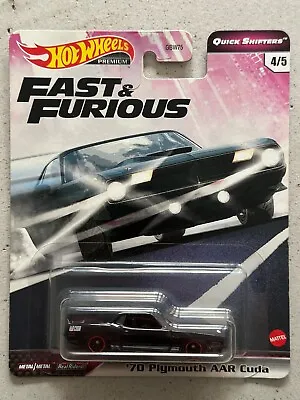 Buy Hot Wheels Fast And Furious 70 PLYMOUTH AAR CUDA Quick Shifters Car Culture • 19.99£