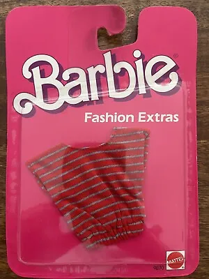 Buy Mattel Vintage 80's Fashion Barbie Fashion Extras Fashion Plus Art. 9870 Red Version New • 20.58£