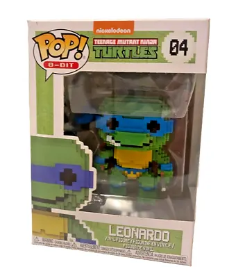 Buy Funko Pop 8bit Teenage Mutant Ninja Turtles TMNT Leonardo 04 Figure • 24.71£