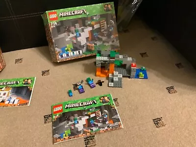 Buy LEGO Minecraft The Zombie Cave 21141. Complete 100% Set With Box Great Condition • 10£