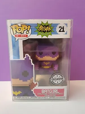Buy POP #21 BATGIRL Exclusive 8-bit New + Funko Protection Box Batman Figure • 15.44£