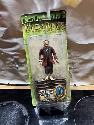 Buy Lord Of The Rings Bilbo Baggins Acrion Figure 111th Birthday Celebration TOYBIZ • 16.99£
