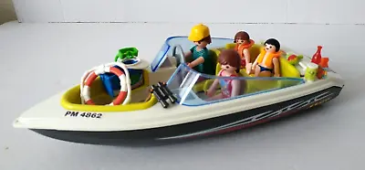Buy PLAYMOBIL Set 4862 -  FAMILY SPEED BOAT - Figures, Accessories  - Incomplete • 7.99£