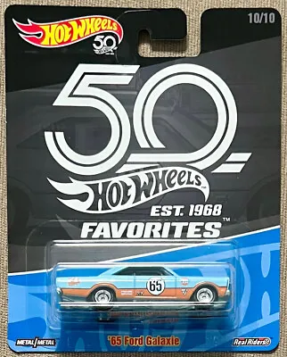 Buy Hot Wheels 50th Anniversary 10/10 '65 Ford Galaxie #FLF45 1:64 Scale Die-cast • 28.41£