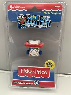 Buy World’s Smallest Fisher Price Chatter Telephone (Actually Works!) Brand New • 9.99£