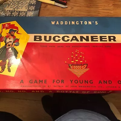 Buy Vintage Buccaneer Board Game 1958 • 45£