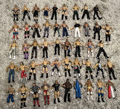 Buy 60 X WWE WWF Vintage Wrestling Figures Bundle Joblot Wrestlers Mattel Collector • 119.99£