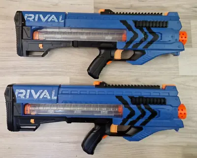 Buy Nerf Rival Zeus MXV-1200 Motorised BLUE Blaster X 2 - Fully Tested But No Rounds • 34.99£