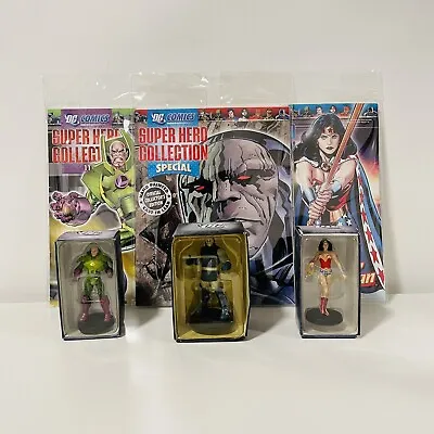 Buy 3x Eaglemoss Wonder Woman Lex Luther, Dark Seid Super Hero Collection DC Comics • 17.99£