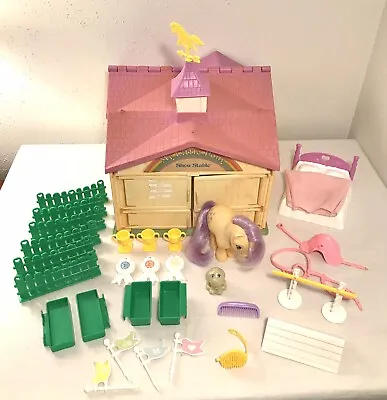Buy Vintage SHOW STABLE PLAYSET My Little Pony 1983 Hasbro Complete • 123.58£