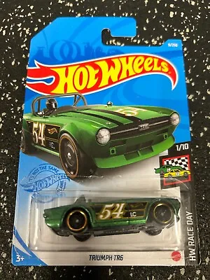 Buy TRIUMPH TR6 GREEN LONG CARD Hot Wheels 1:64 **COMBINE POSTAGE** • 2.95£
