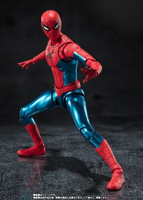 Buy Bandai S.H.Figuarts No Way Home Spider-Man [New Red & Blue Suit] Action Figure • 83.99£