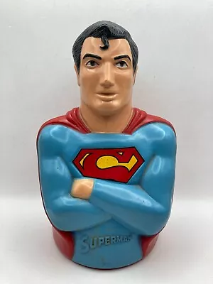 Buy Vintage 1974 MEGO Superman 8  Plastic Super Savers Piggy Bank • 96.43£