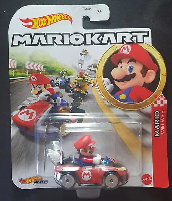 Buy Hot Wheels Die-Cast Mario Kart Mario Wild Wing • 0.99£