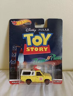 Buy 2018 Hot Wheels Premium TOY STORY PIZZA PLANET TRUCK Real Riders Disney • 59.95£
