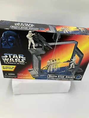 Buy STAR WARS The Power Of The Force Death Star Escape Scene Used Hasbro Kenner • 9.99£
