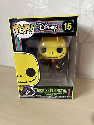 Buy Jack Skellington Funko Pop! Disney Nightmare Before Christmas Blacklight #15 • 13£