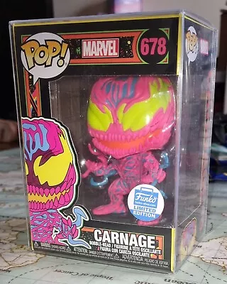 Buy Funko Pop - #678 Carnage Black Light Authentic Shop Exclusive New With Protector • 70£