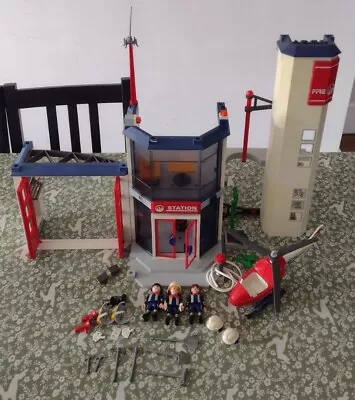 Buy Playmobil 4819 Fire Station + Fire Helicopter  • 9.99£