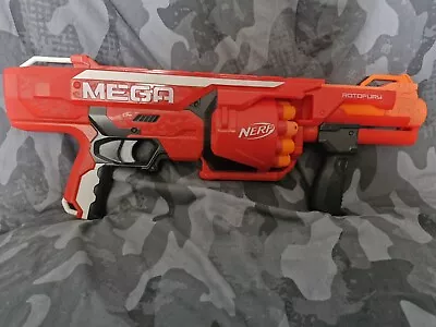 Buy Nerf Gun Red Mega Rotofury Fully Loaded • 5.99£