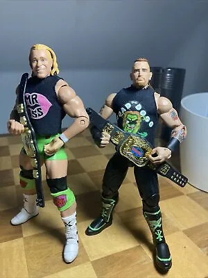 Buy WWE Elite Mattel New Age Outlaws: Billy Gunn & Road Dogg With Tag Team Titles • 75£