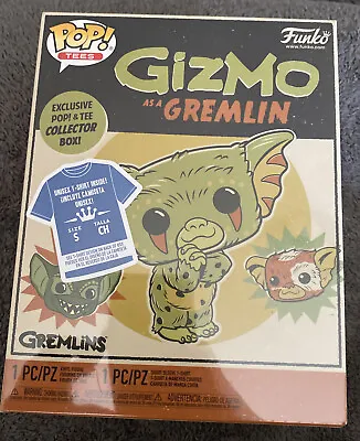 Buy Funko POP! Gizmo As A Gremlin POP! & Tee Exclusive RARE - V25 • 19.99£