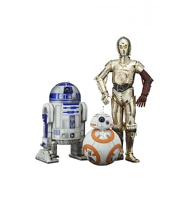 Buy KOTOBUKIYA Star Wars Episode VII Pack 3 Figurines PVC Artfx 1/10 C-3PO & ;R2 • 83.82£