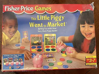 Buy VTG 1998 This Little Piggy Went To The Market Coin Bank GAME 100% SPEECH THERAPY • 28.41£