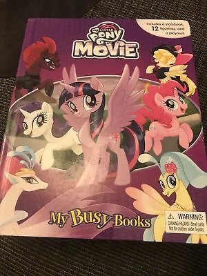 Buy My Little Pony Movie My Busy Books With 9 Figurines No Playmat Hasbro 2017 • 8£