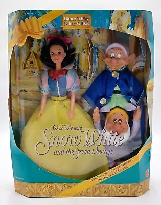 Buy 1993 Walt Disney's Snow White Dance 'n Play Deluxe Poison Set / Mattel 10559, NrfB • 103.06£