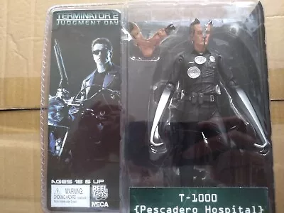 Buy Neca Reel Toys Terminator 2 T-1000 Pescadero Hospital Action Figure New Sealed • 34.99£