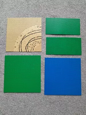 Buy Lego Base Plates Bundle Of 5 - Inc 32 X 32 (one Western) And 16 X 32 - USED • 20£