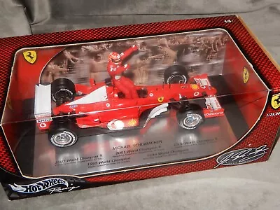 Buy Hot Wheels F1 1:18 M Schumacher Ferrari F2002 5 Time World Champion 2002 • 110£