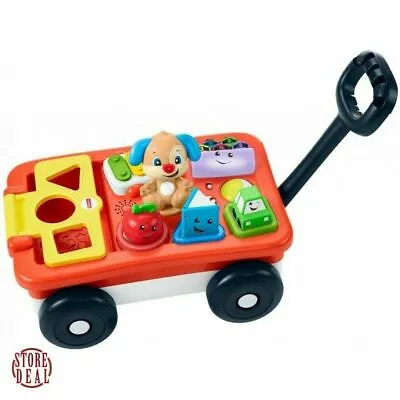 Buy Fisher Price! Toy Pull And Play Learning Wagon Unisex Smart Stages Laugh & Learn • 39.99£