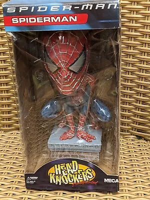 Buy NECA Marvel Spiderman Movie Head Knocker Bobble Head Action Figure, Movie Series • 23.99£