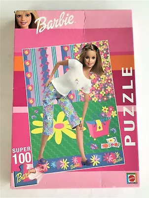 Buy Mattel Barbie 100 Piece Jigsaw Puzzle Complete Damage On Box See Photos • 5.95£