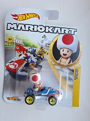 Buy Hot Wheels Mario Kart Toad Standard Kart Brand New & Sealed • 10.75£