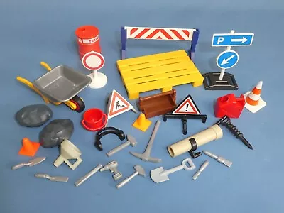 Buy Playmobil Construction / Building Site Accessories Tools Signs Barrier -Extras • 1.99£