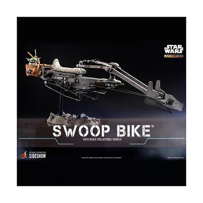 Buy Sideshow Collectibles Star Wars Swoop Bike W/Grogu (Hot Toys) New • 275.02£