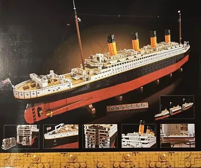 Buy Titanic Blocks Vehicle LEGO Interchangeable 9090 Piece • 260.55£