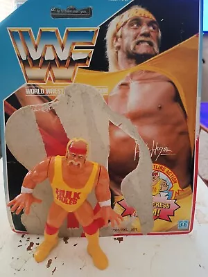 Buy Wwf Hasbro Figure Hulk Hogan Series 1 And Cardback • 23£