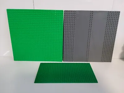 Buy LEGO Baseplate Base Board 32 X 32 Pin Green  , Grey Road, 16X 32 Green  • 9.99£