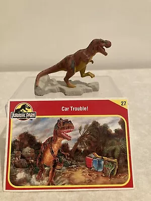 Buy Kenner Jurassic Park Die-Cast Diecast Tyrannosaurus Rex JP 27 Complete With Card • 6£
