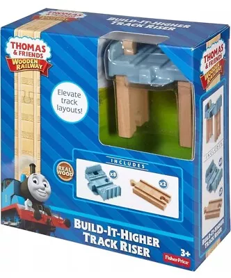 Buy Fisher Price Thomas And Friends Wooden Railway Build-it-Higher Track Riser New • 13.99£