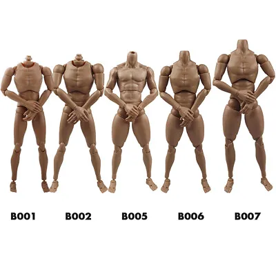 Buy 1/6 Scale 12 Male Man Neck Body Art Model Europe Skin Action Figure For Hot Toys • 17.43£