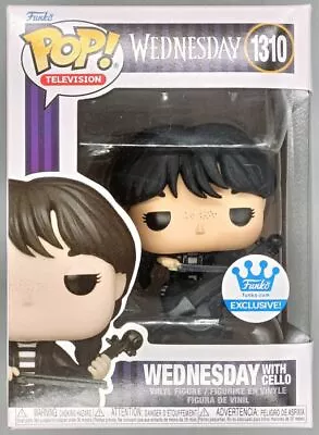 Buy #1310 Wednesday (with Cello) - Wednesday Damaged Box Funko POP With Protector • 23.99£