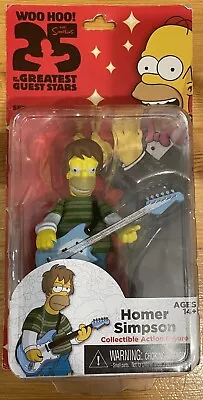 Buy Homer Simpson Figure Sadgasm Grunge Kurt Cobain Simpsons Greatest Guest Stars • 39.99£