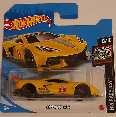 Buy Hot Wheels Corvette C8.R Yellow Short Card • 4.50£
