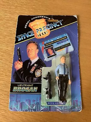 Buy Space Precinct - Lieutenant Brogan 4in ( 9cm ) Carded Action Figure  1994 • 5£